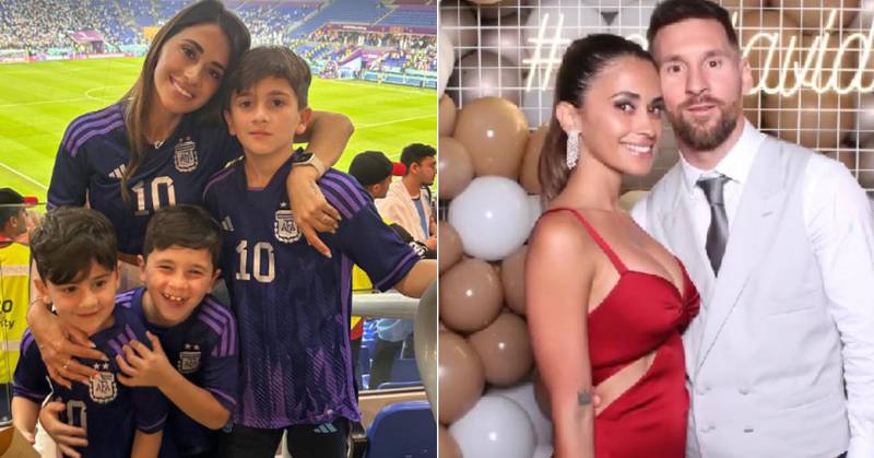 Así presume Messi a su esposa Antonela mientras ella lo apoya en el Mundial 2022