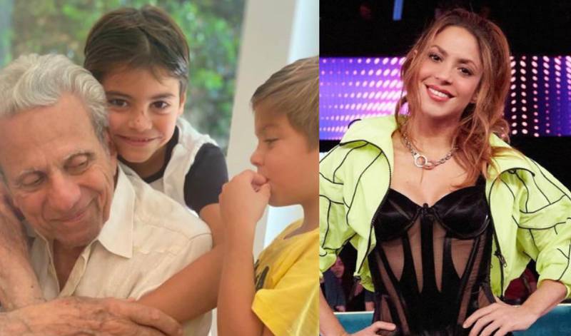 Shakira se ha encargado de acercar a sus hijos a sus abuelos maternos