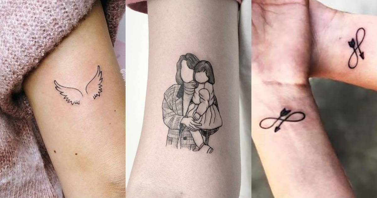 Tatuajes para recordar a ese amor que nos cuida desde el cielo