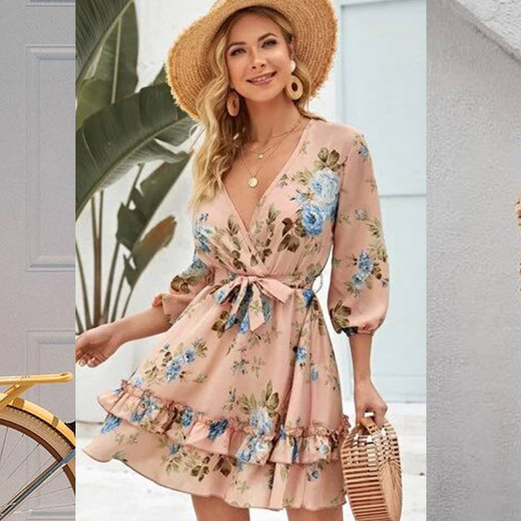 Vestidos cortos para mujeres de 40 en la primavera