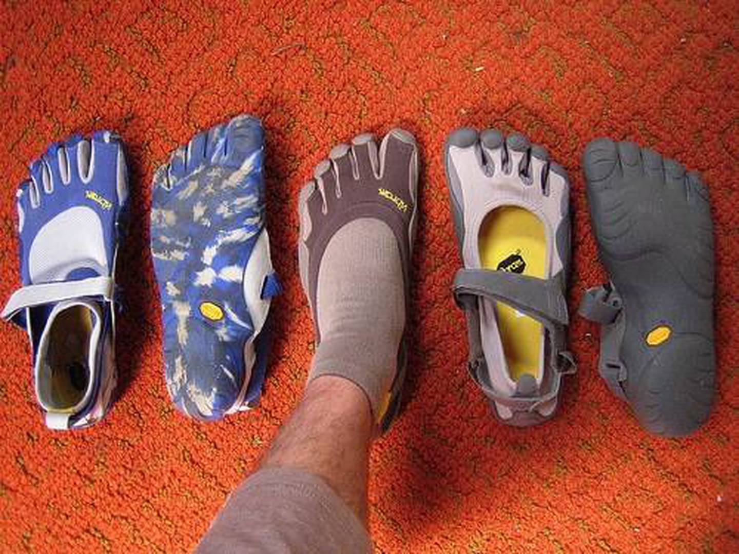 Zapatillas con outlet dedos mujer