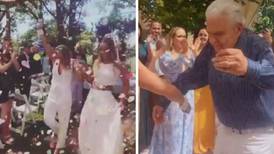 ¡Viva el amor!: Don Francisco bailó junto a su nieta que se casó con su novia Stephanie Bruce