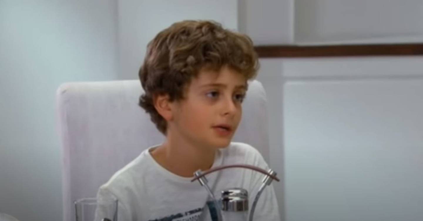 Nicolás tenía 10 años cuando actuó en 'La gata'