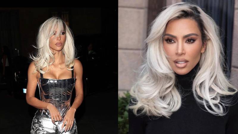 Los tres pasos para llegar al rubio platinado de Kim Kardashian y a qué rostros les favorece