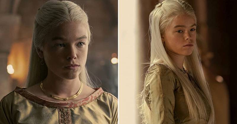 Milly Alcock como Rhaenya Targaryen en 'House of the dragon'