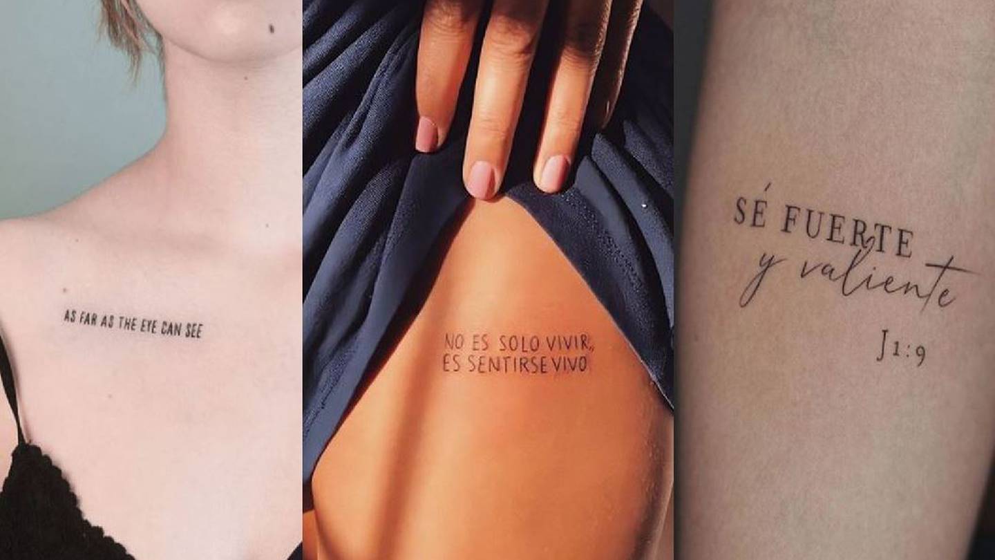 Poderosas frases para tatuajes de mujeres valientes y soñadoras