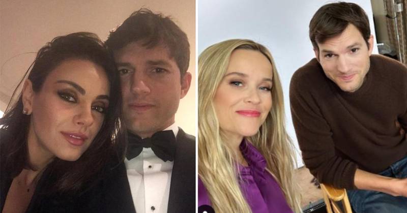 El regaño de Mila Kunis a Ashton Kutcher y Reese Witherspoon por su incomodidad en fotos