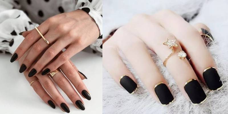 Uñas negras: 5 diseños elegantes para un look formal