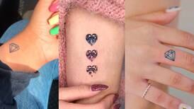 Tatuajes elegantes y delicados de diamantes para mujeres de 40