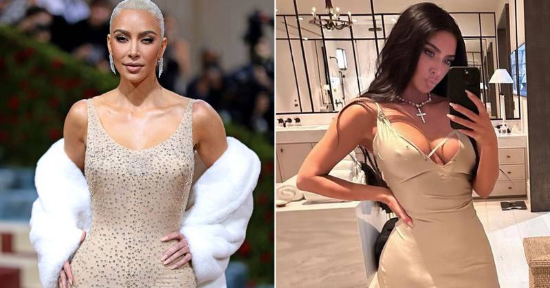 Desde el año pasado Kim Kardashian ya adoptó una peculiar tradición con los vestidos que usa en la MET Gala ¿Cuál es?