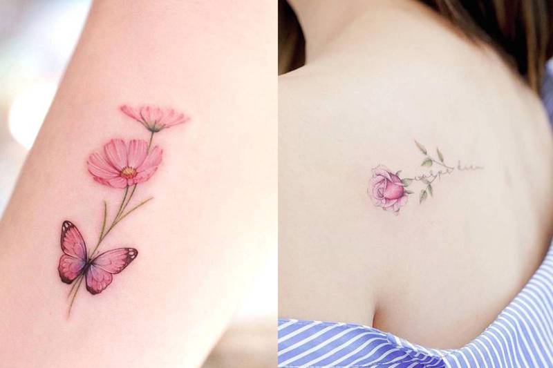 Tatuajes minimalistas de flores para mujeres románticas de alma fuerte –  Nueva Mujer