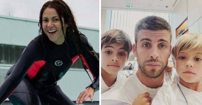 Shakira disfruta de su deporte favorita mientras los niños están con Gerard Piqué