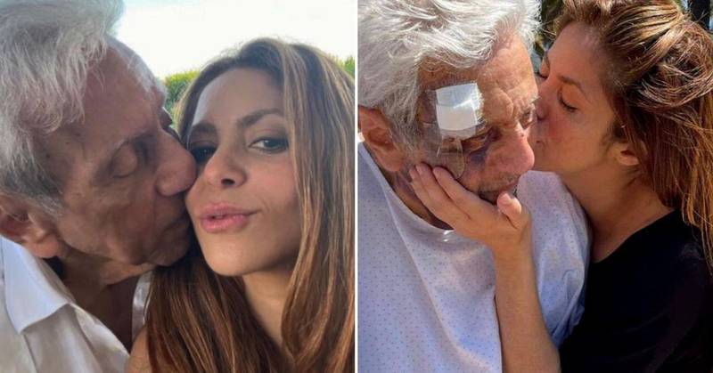 Shakira tiene la relación más amorosa con su padre, pero él ya no la reconoce
