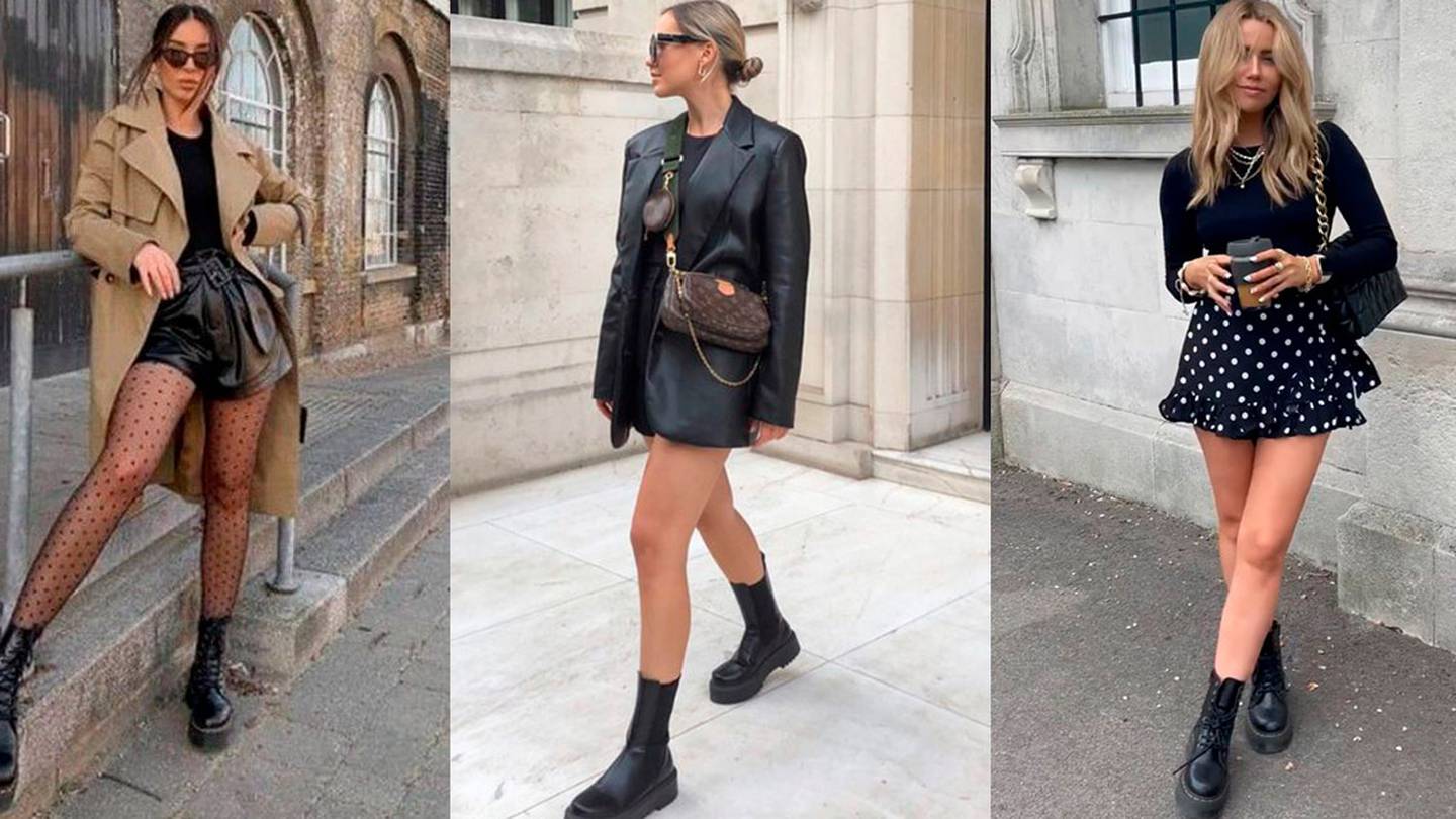 Botas combat mujer outlet