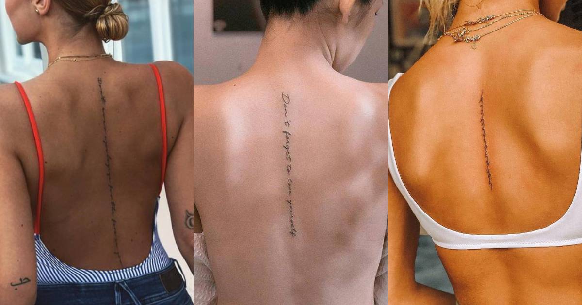 Tatuajes en la espalda que lucen sexis y delicados para mujeres