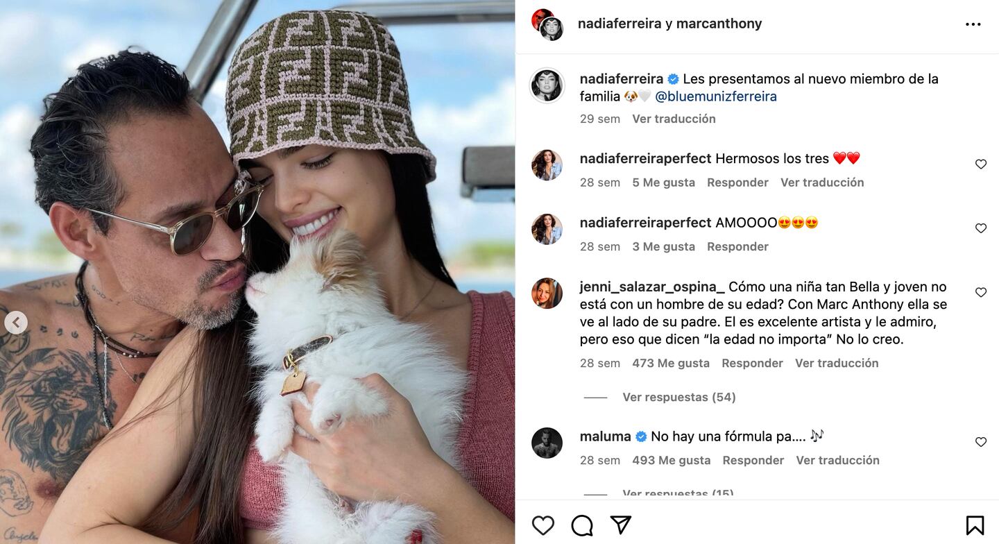 La modelo ha mostrado en distintas ocasiones a través de su cuenta de Instagram looks con piezas Fendi, desde un ‘bucket hat’ donde aparece junto a Marc Anthony