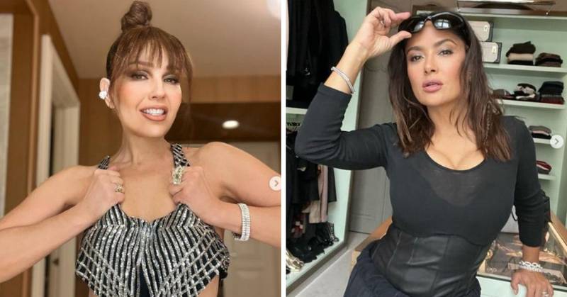 Thalía y Salma Hayek demuestran que las mujeres de 50 pueden disfrutar de su sensualidad
