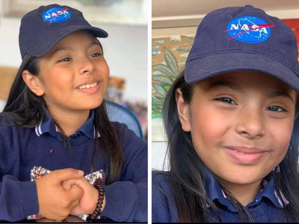 Adhara Pérez tiene 10 años: ya cuenta con dos ingenierías y sueña con ser astronauta