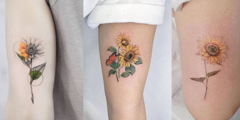 Circunferencia matraz Abrumar Tatuajes de girasoles en el brazo para mujeres fuertes que inspiran la vida  de los demás – Nueva Mujer