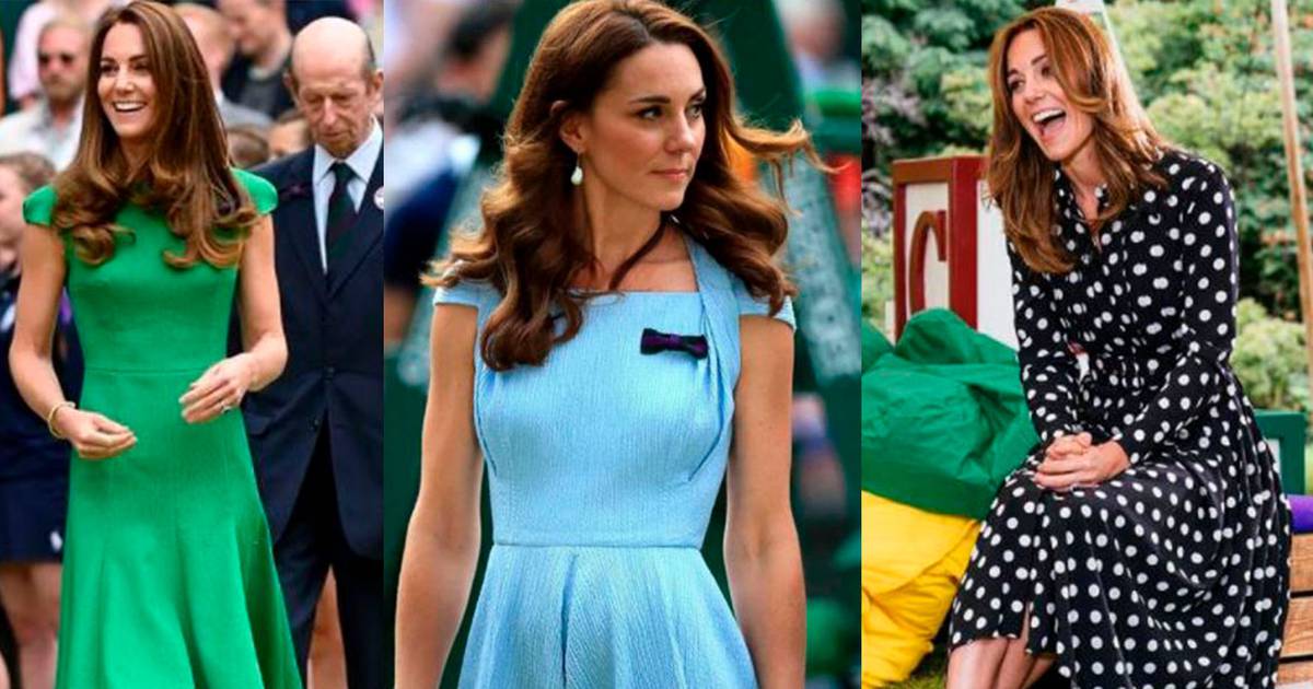 Kate Middleton teaches how to wear a pleated skirt elegantly, like a ...