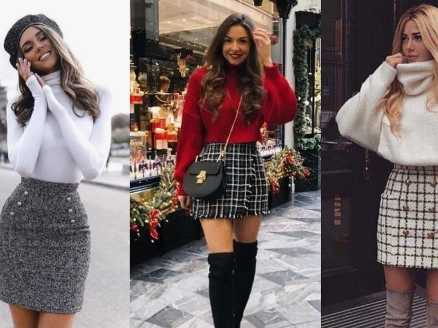 Conjuntos de ropa sales con faldas cortas