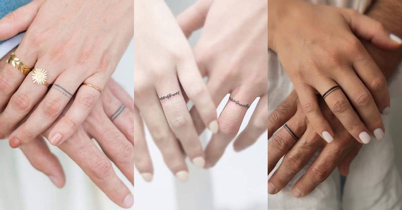 tatuajes de anillos mujeres