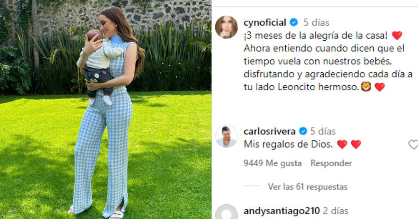 La imagen de Cynthia Rodríguez con León que causó revuelo en los fans ¿Por qué nunca sale Carlos Rivera en las fotos?