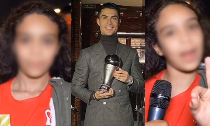 Una niña marroquí se burló de Cristiano Ronaldo y ahora ha recibido hasta amenazas de muerte