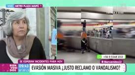 “Esto no es vandalismo”: “Abuelita” encaró al “Bienvenidos” por criminalizar las evasiones en el Metro