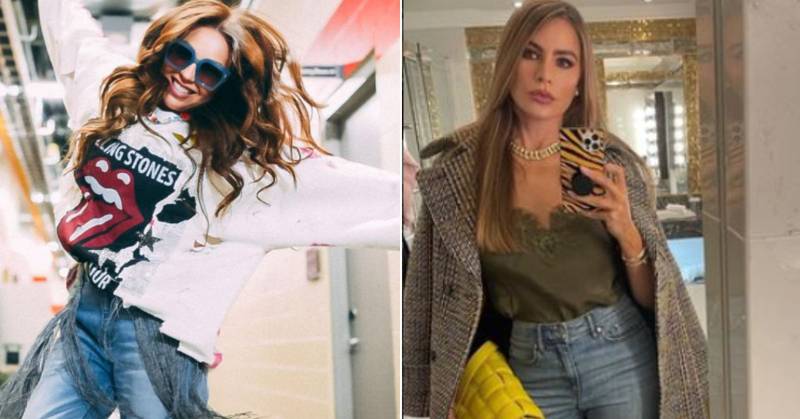 Moda: Sofía Vergara y Thalía enseñan cómo llevar jeans después de los 50 este 2023