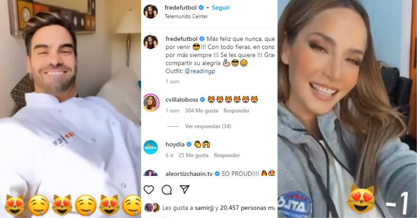 Carmen Villalobos y Frederik Oldenburg en cada foto que postean en las redes sociales, ambos se mandan emojis de amor y caritas