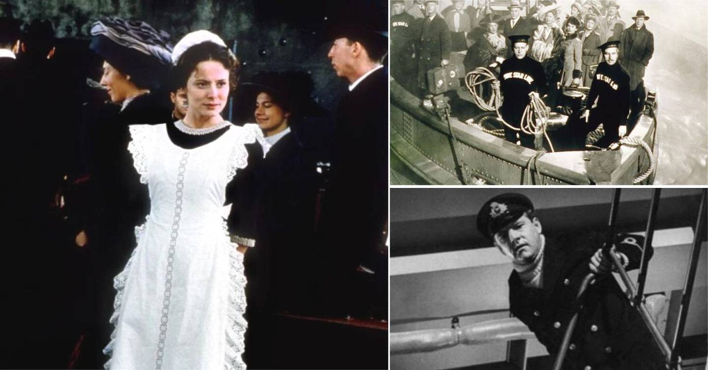 Fotogramas de La camarera del Titanic, El hundimiento del Titanic y  La última noche del Titanic
