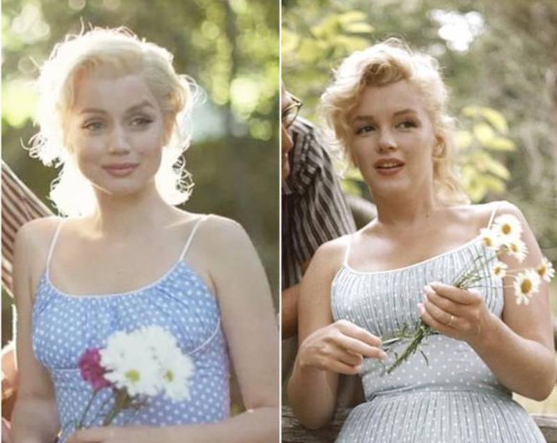 Un ícono de la moda: “Blonde” recreó los mejores looks de Marilyn Monroe a la perfección