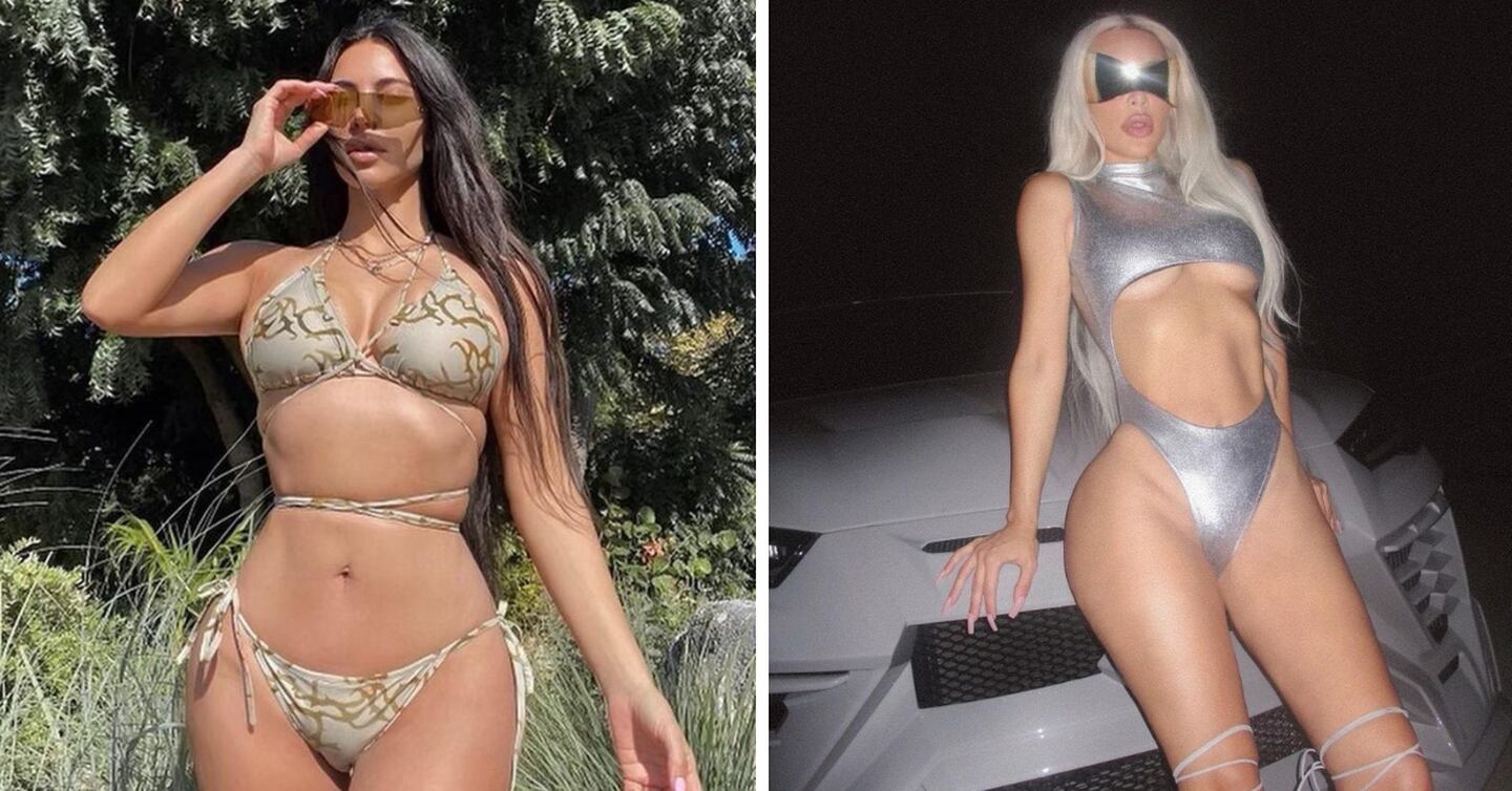 Kim Kardashian antes y despues