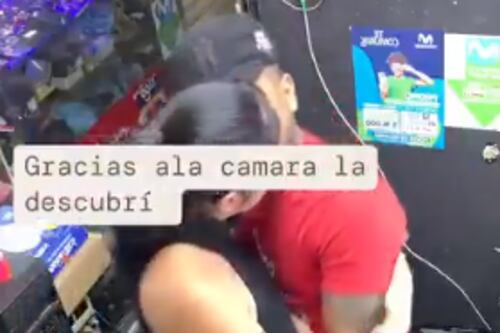 Hombre descubrió la infidelidad de su esposa tras instalar una cámara de seguridad en su lugar de trabajo