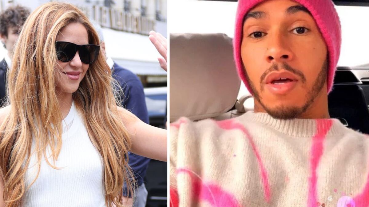 Shakira y Lewis Hamilton