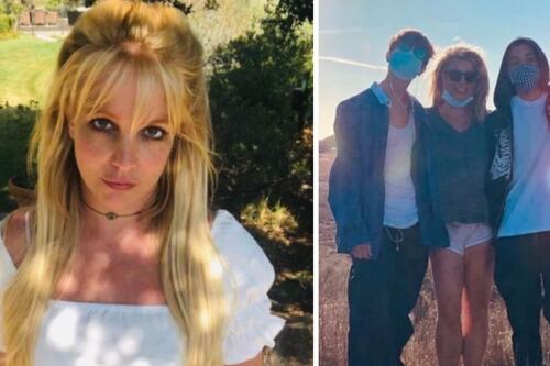 ¿Se parecen? Britney Spears presume a su hijo menor y las redes se sorprenden con lo grande que está