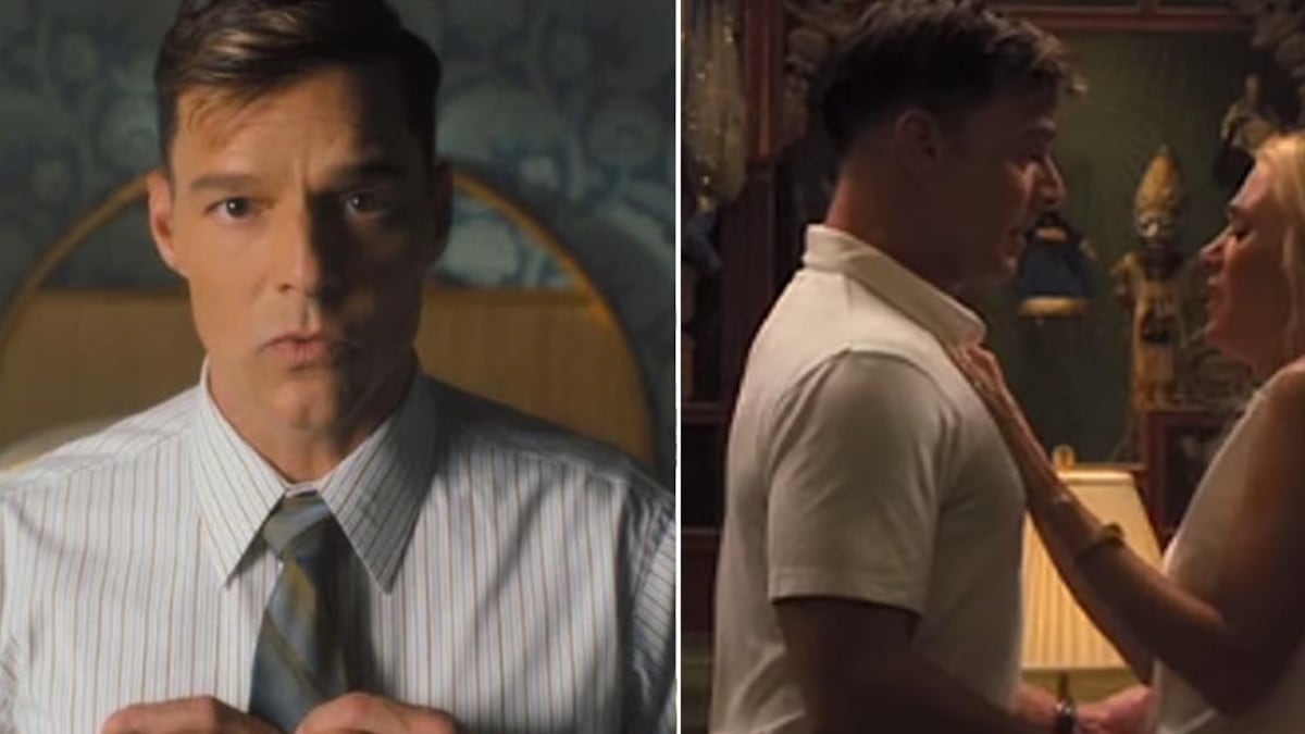 Ricky Martin escena beso