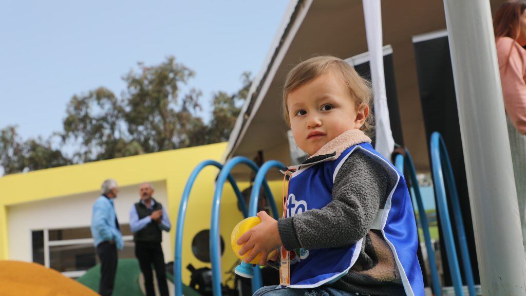 Niños del 'Quito Wawas" se educan en centros de atención a la primera infancia administrados por el Municipio de Quito.