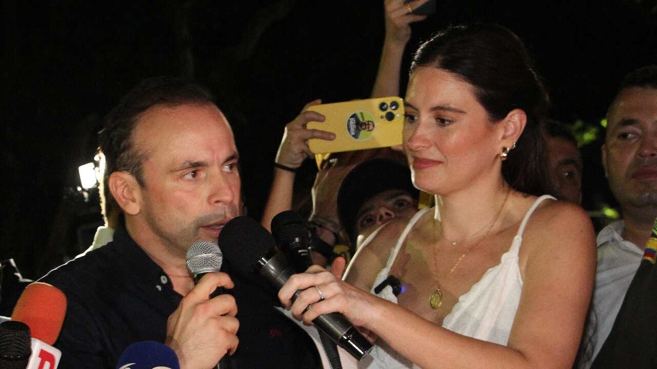 Alejandro Eder y la primera dama de Cali, Taliana Vargas