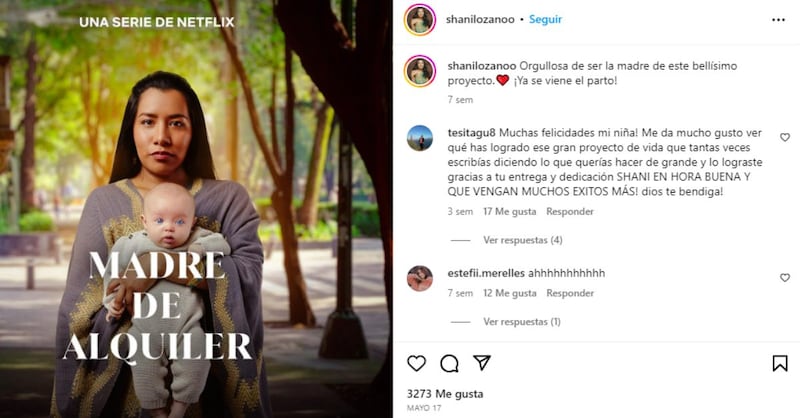 Shani Lozano, Madre en alquiler, Netflix