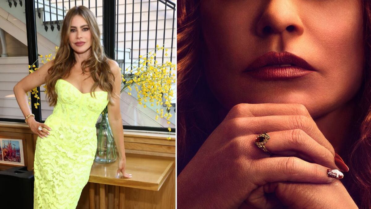 Sofía Vergara apostó por un look completamente diferente al que nos tenía acostumbrados digno de una dama de hierro.