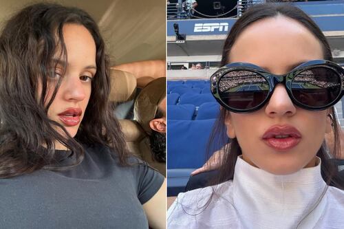 Rosalía causa sensación en París por usar curioso artefacto en lugar de gafas de sol: así lució