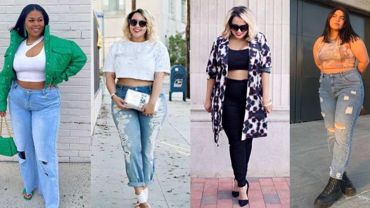 Looks con crop tops sin abdomen plano