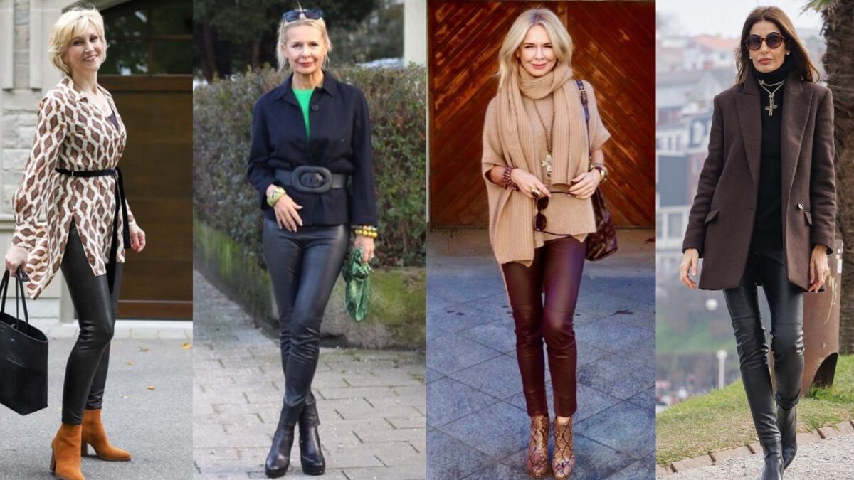 Cómo vestir leggins a los 50 años