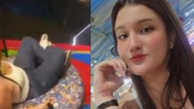 Foto de la mujer que cayó del tobogán extremo en Chinácota.