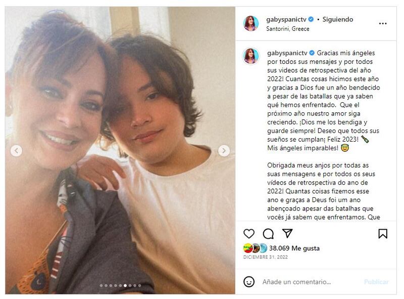 Hijo de Gaby Spanic