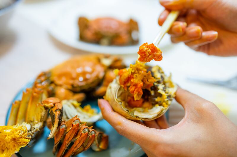 Nutrientes del cangrejo