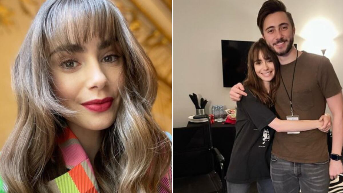 Lily Collins y sus hermanos