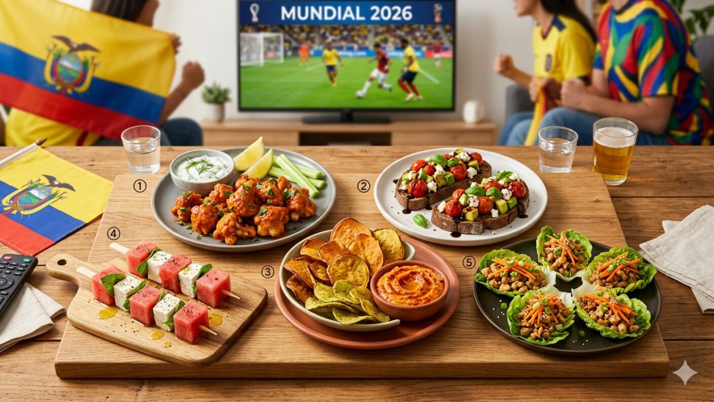 Cinco recetas de finger food gourmet y saludables